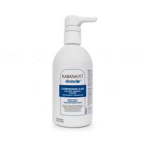 Kabanavet – Clorhexidina Jabonosa 0,8% – 500ml – Caja de 10 Uds